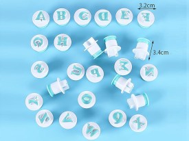 Pack 26 sacabocados letras en blister